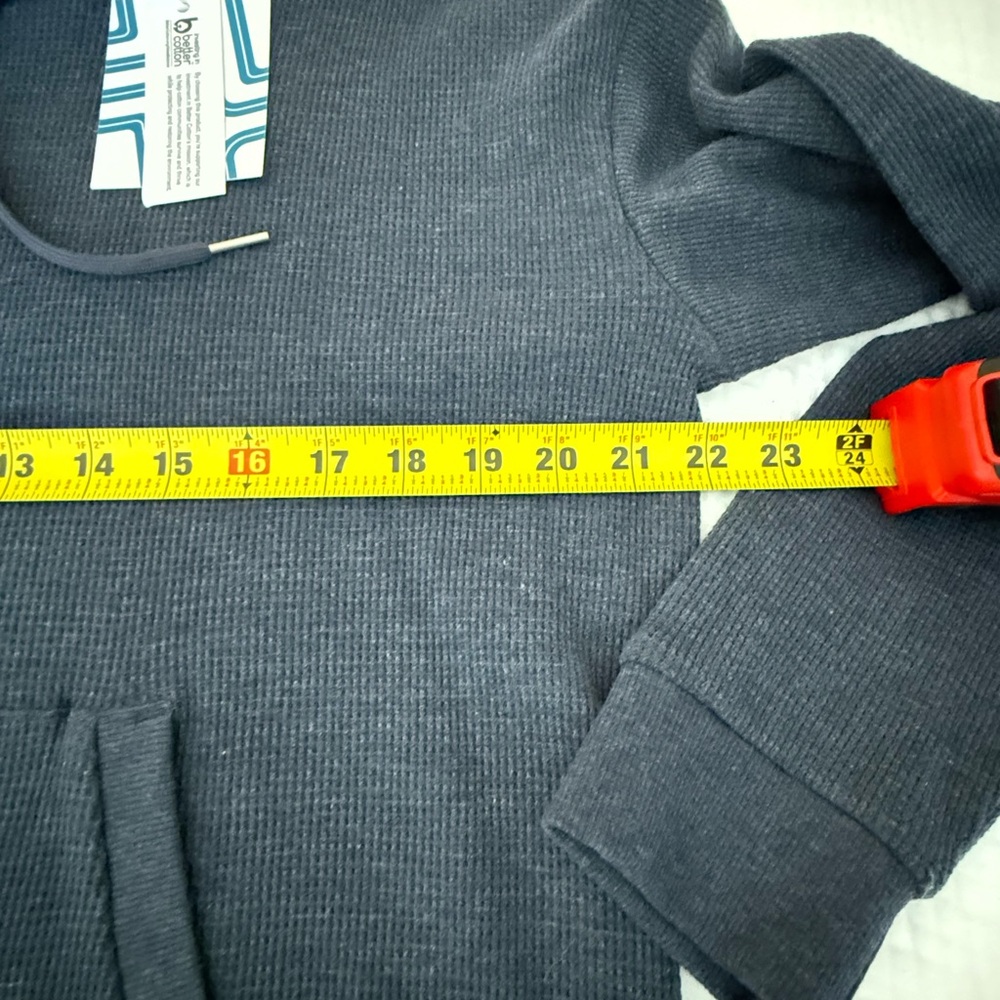 Market & Spruce Emma Waffle Knit Hoodie- NWT - Picture 8 of 9